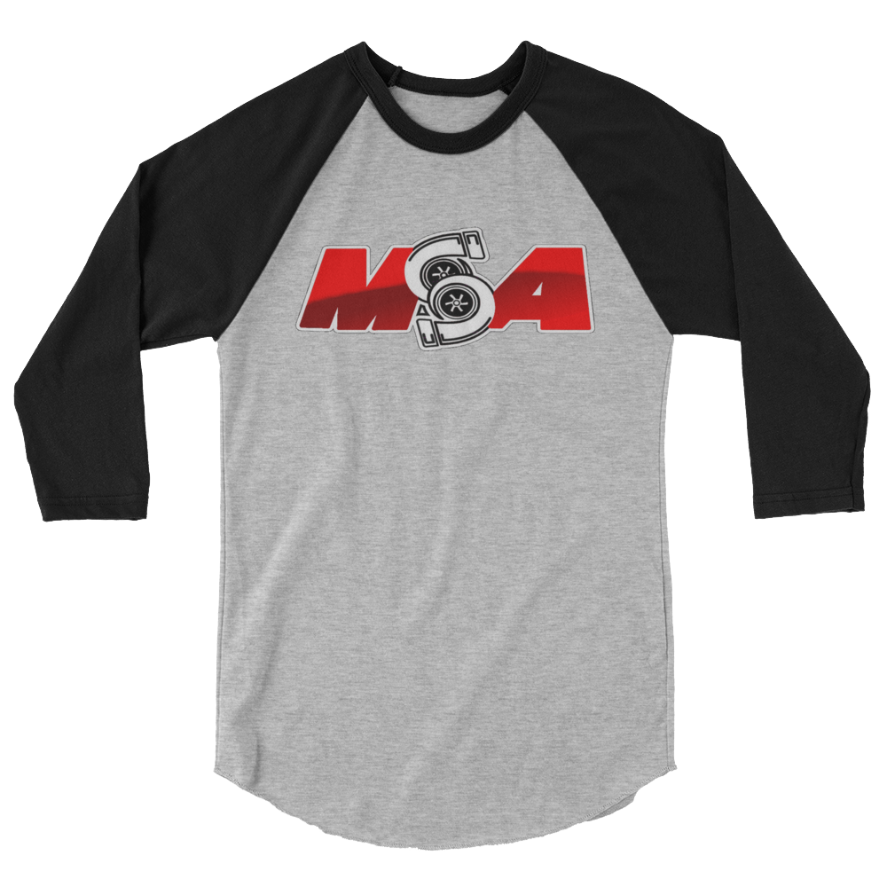 MSA 3/4 Sleeve raglan shirt