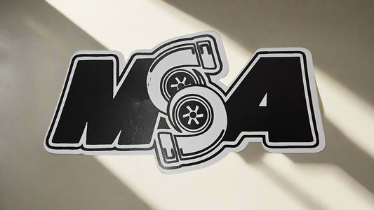 MSA BLACK 3.5X6 STICKER