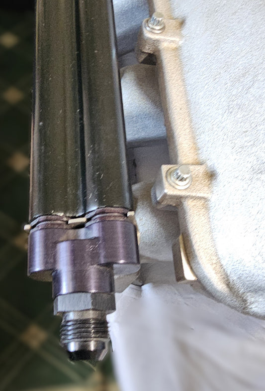 Holley Lo-Ram Manifold Base and Fuel Rails Dual Fuel Injector - GM LS3/L92 with tick feed adapters