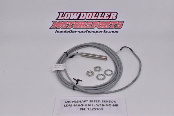 LOW DOLLAR MOTORSPORTS LDM-MAG-HALL-5/16-NO-NP Speed Sensor PN: 1525160
