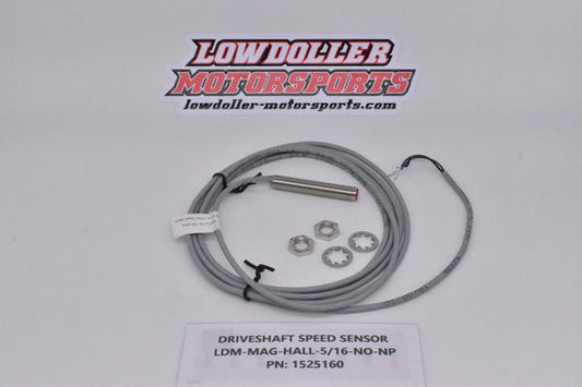 LOW DOLLAR MOTORSPORTS LDM-MAG-HALL-5/16-NO-NP Speed Sensor PN: 1525160
