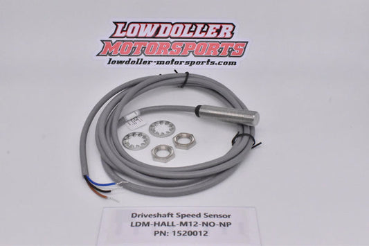 LOW DOLLAR MOTORSPORTS Driveshaft Speed Sensor LDM-HALL-3/8”-24-NO-NP PN: 1523824