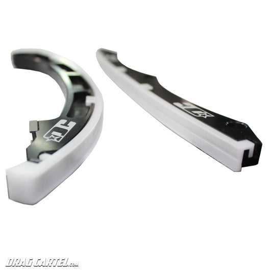 DRAG CARTEL INDUSTRIES K-SERIES K20 and K24 Billet Chain Guide Kit Includes Both Fixed And Pivoting Guides