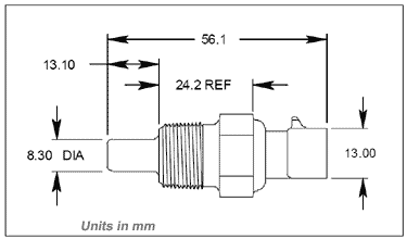LOW DOLLER MOTORSPORTS 3/8 NPT Coolant Temp Sensor PN: 25036979