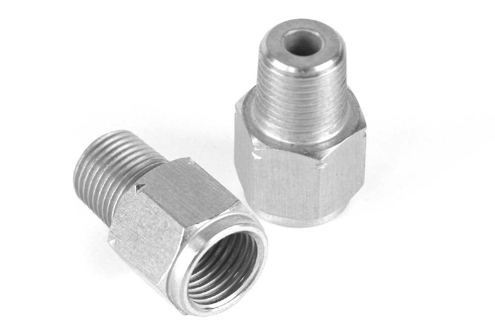 M10 x 1.0 to 1/8 BSPT Adaptor - Stainless Steel
