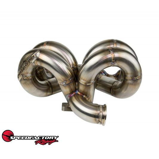 SpeedFactory Racing A/C Compatible RamHorn Turbo Manifold