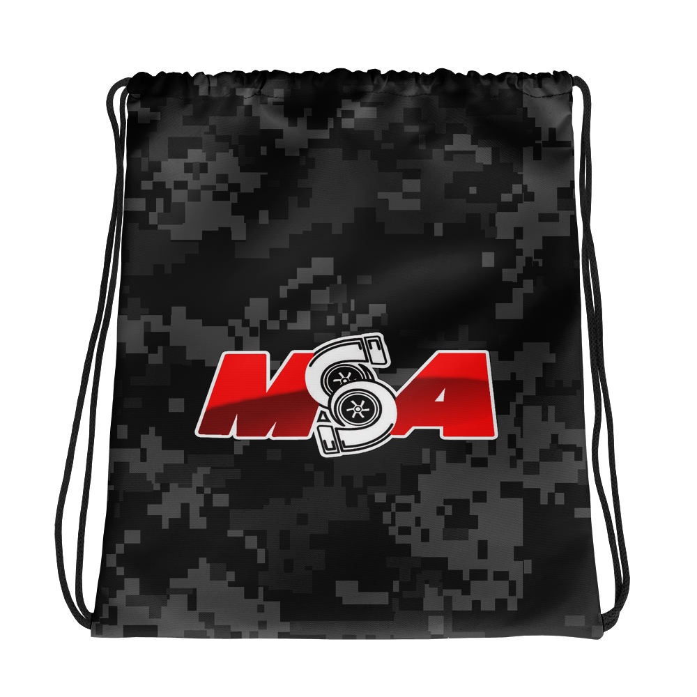 MSA Camo Drawstring Bag